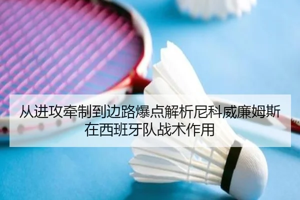 从进攻牵制到边路爆点解析尼科威廉姆斯在西班牙队战术作用